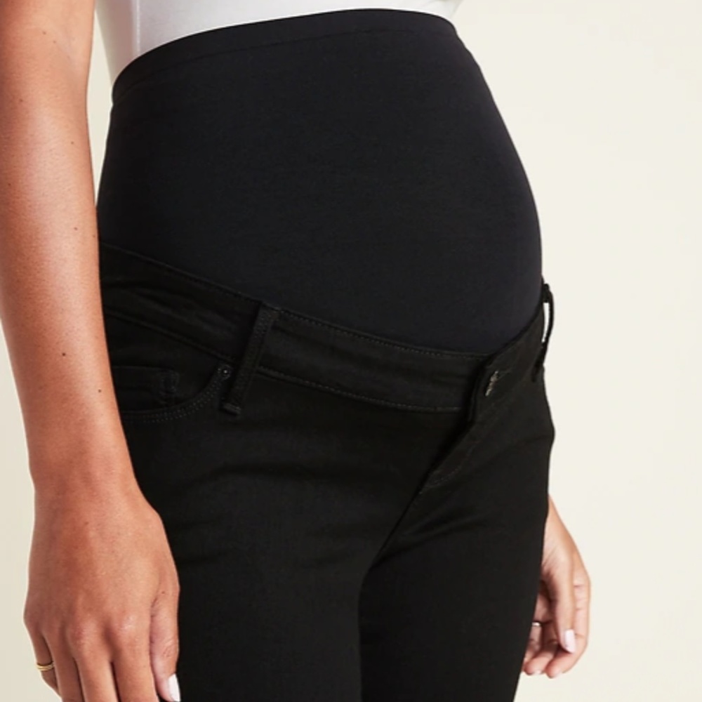 Maternity Premium Full-Panel Rockstar Jeans